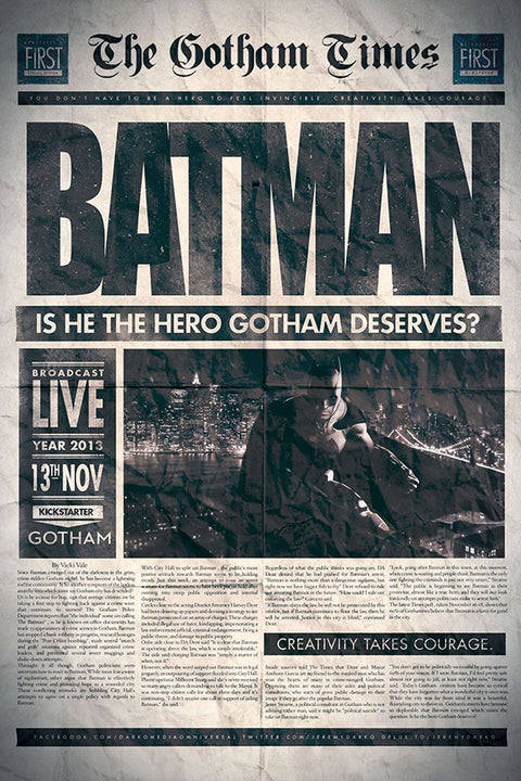 Poster Batman: O Cavaleiro das Trevas - Coringa - Filmes - Pôster sem moldura