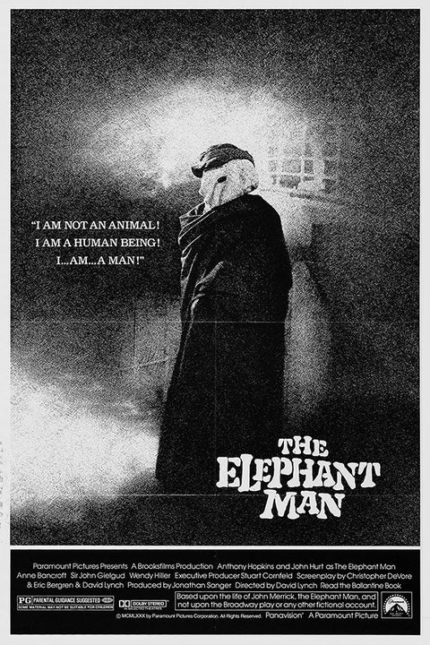 Poster O Homem Elefante - The Elephant Man - David Lynch - Clássico - Cult - Filmes - Pôster sem moldura