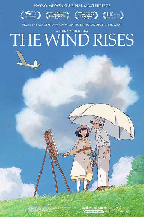 Poster Vidas ao Vento - The Wind Rises - Studio Ghibli - Animes - Pôster sem moldura