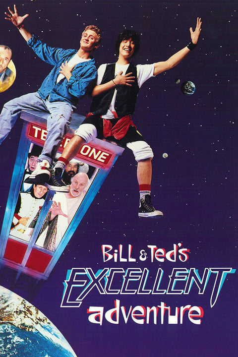 Poster Bill & Ted: Uma Aventura Fantástica - Bill & Ted’s Excellent Adventure - Filmes