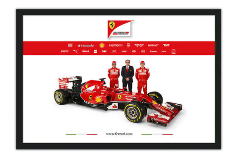 Poster Ferrari - Formula 1 - Carros