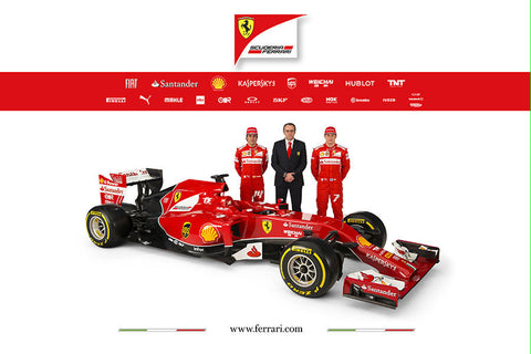 Poster Ferrari - Formula 1 - Carros