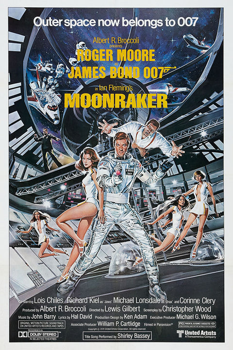Poster 007 Moonraker James Bond - Clássico - Filmes - Pôster sem moldura