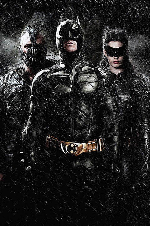 Poster Batman o Cavaleiro das Trevas Ressurge the Dark Knight Rises - Filmes - Pôster sem moldura