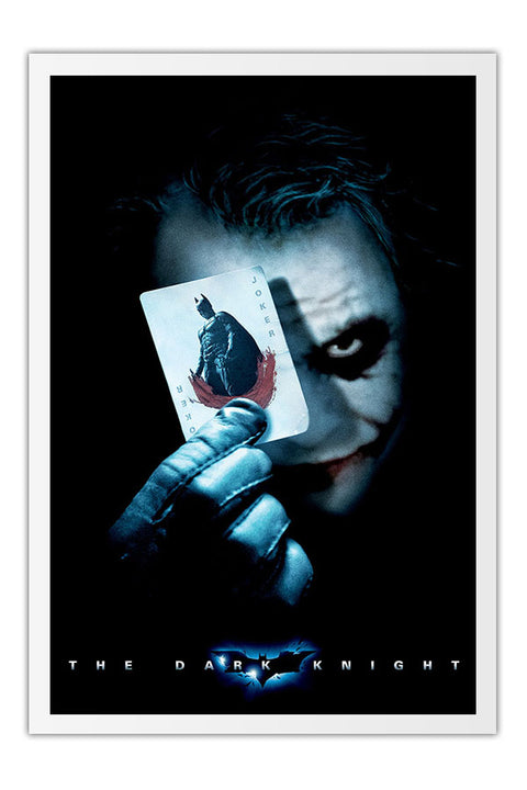 Poster Batman o Cavaleiro das Trevas the Dark Knight Joker - Filmes - Moldura branca