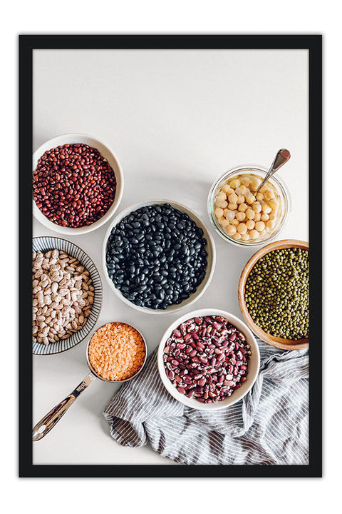 Poster Grãos - Culinária - Cozinhar - Chef - Cozinha - Comida