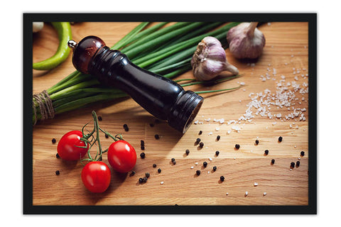 Poster Temperos - Culinária - Cozinhar - Chef - Cozinha - Comida