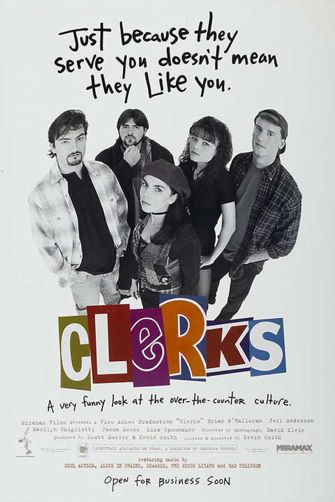 Poster Clerks o Balconista Kevin Smith - Cult - Filmes - Pôster sem moldura