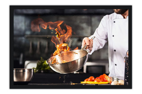 Poster Culinária - Cozinhar - Chef - Cozinha - Comida