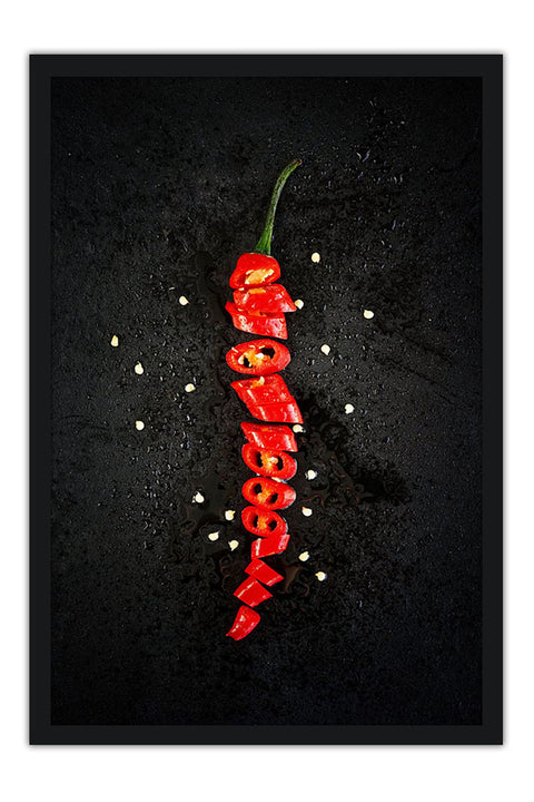 Poster Pimenta - Temperos - Chef - Cozinha - Comida