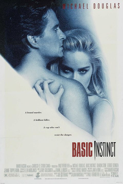 Poster Instinto Selvagem Basic Instinct Sharon Stone - Cult - Filmes - Pôster sem moldura