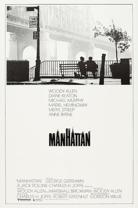 Poster Manhattan Woody Allen - Clássico - Cult - Filmes - Pôster sem moldura