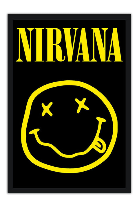 Poster Kurt Cobain - Nirvana - Bandas de Rock