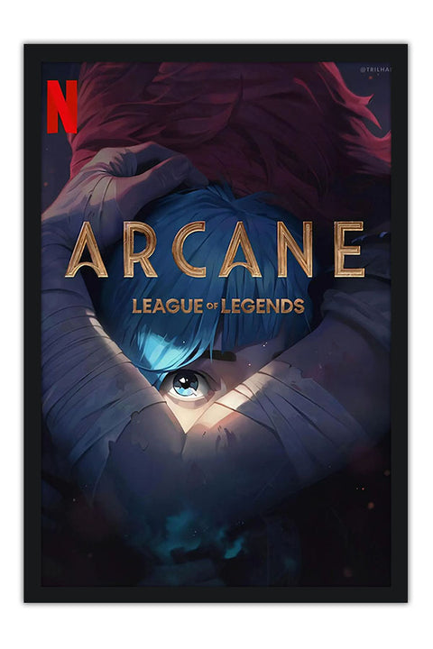 Poster Arcane - League of Legends - LOL - Séries