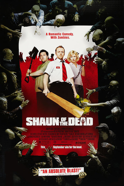 Poster Todo Mundo Quase Morto Shaun of the Dead Zumbis - Cult - Filmes - Pôster sem moldura