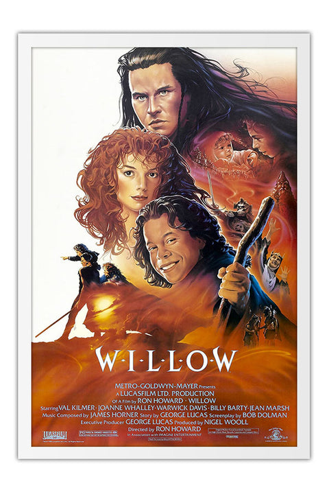 Poster Willow na Terra da Magia - Fantasia - Filmes - Moldura branca