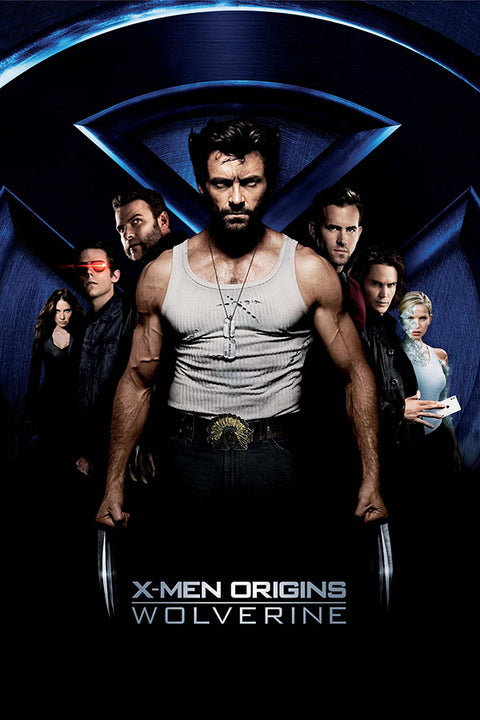 Poster X Men Origins Wolverine Hugh Jackman - Filmes - Pôster sem moldura