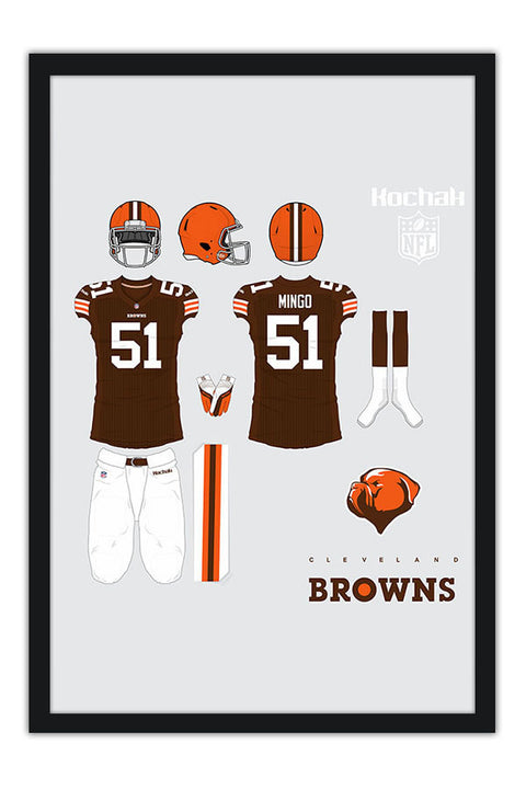 Poster Cleveland Browns - Futebol Americano - NFL