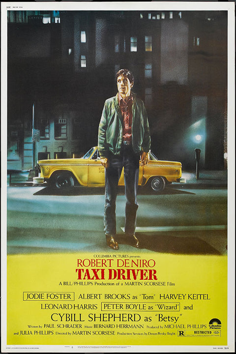 Poster Taxi Driver Motorista de Taxi - Clássico - Cult - Filmes - Pôster sem moldura