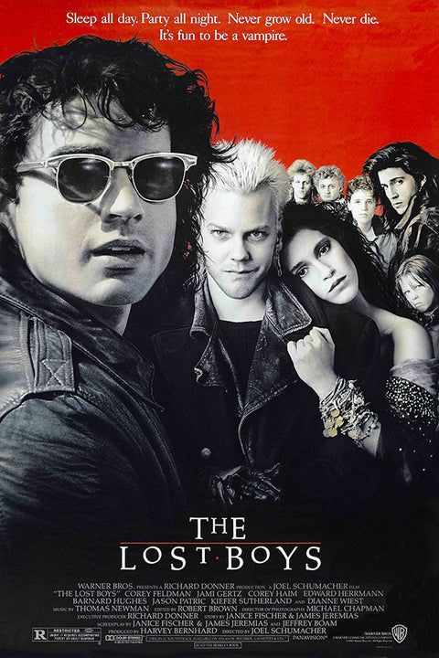 Poster The Lost Boys os Garotos Perdidos - Terror - Comédia - Filmes - Pôster sem moldura