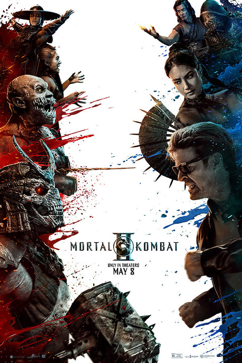 Poster Mortal Kombat 2 Ação Aventura Games - Filmes - Pôster sem moldura
