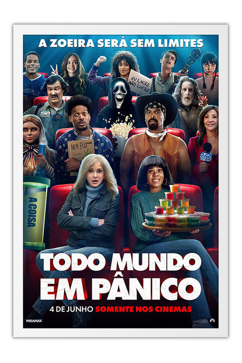Poster Todo Mundo em Pânico - Scary Movie - Comédia - Terror - Filmes - Moldura branca