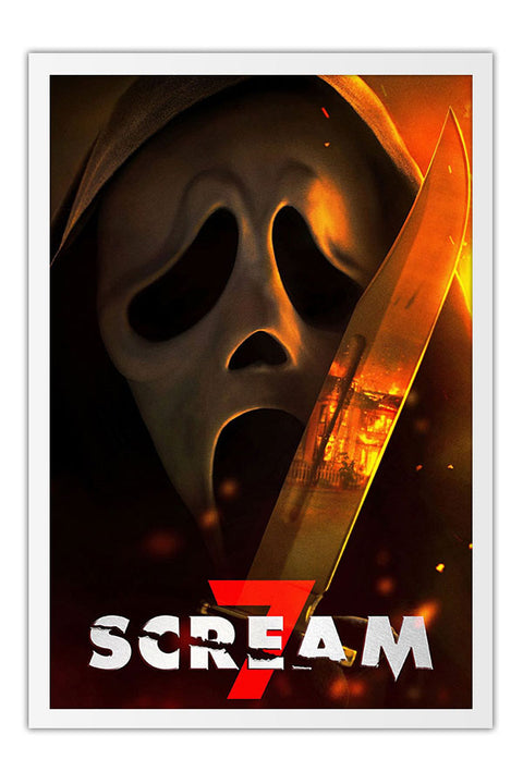 Poster Pânico 7 - Scream 7 - Terror - Filmes - Moldura branca