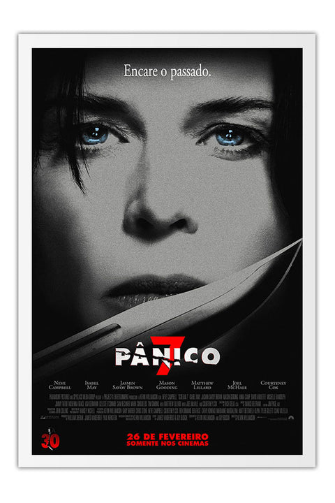 Poster Pânico 7 - Scream 7 - Terror - Filmes - Moldura branca