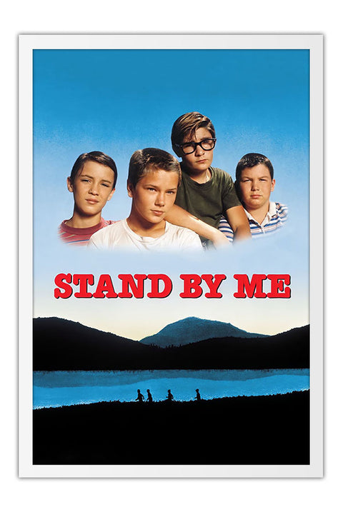 Poster Conta Comigo - Stand by Me - Clássico - Filmes - Moldura branca
