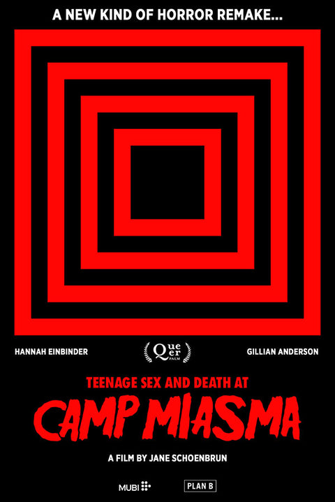 Poster Teenage Sex and Death at Camp Miasma - Acampamento Miasma - Terror - Drama - Filmes - Pôster sem moldura