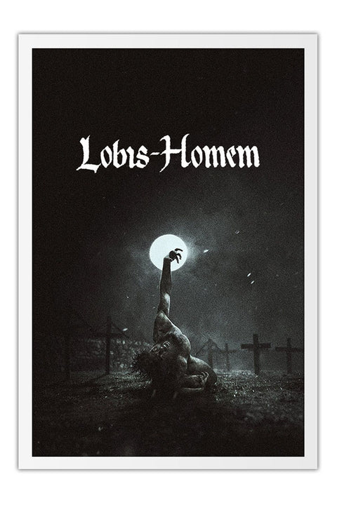 Poster Werwulf Lobis Homem - Terror - Gótico - Filmes - Moldura branca