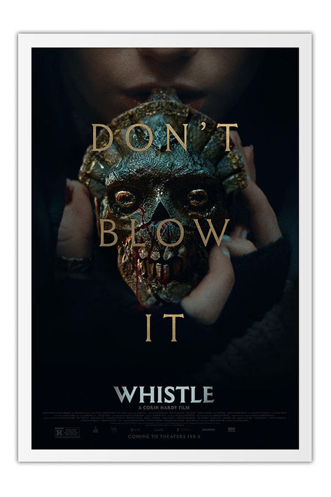 Poster Whistle o Som da Morte - Terror - Suspense - Filmes - Moldura branca