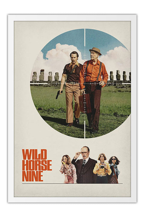 Poster Wild Horse Nine Cavalo Selvagem Nove - Filmes - Moldura branca