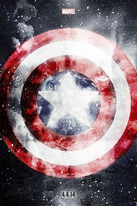 Poster Capitão América - Escudo - Filmes