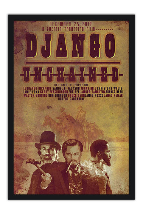 Poster Django Livre - Tarantino - Aletrnativo Antigo - Filmes
