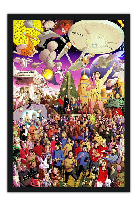 Poster Personagens de Star Trek - Jornada nas Estrelas - Filmes