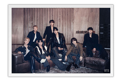 Poster BTS Arirang - K-Pop - Artistas Pop - Moldura branca
