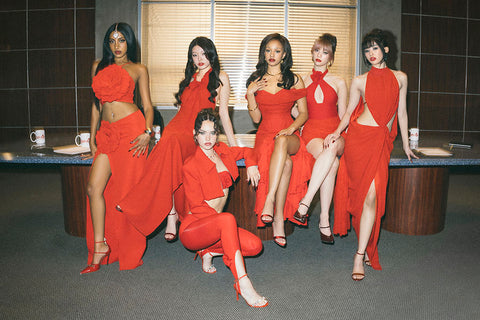 Poster KATSEYE - K-Pop - Artistas Pop - Pôster sem moldura