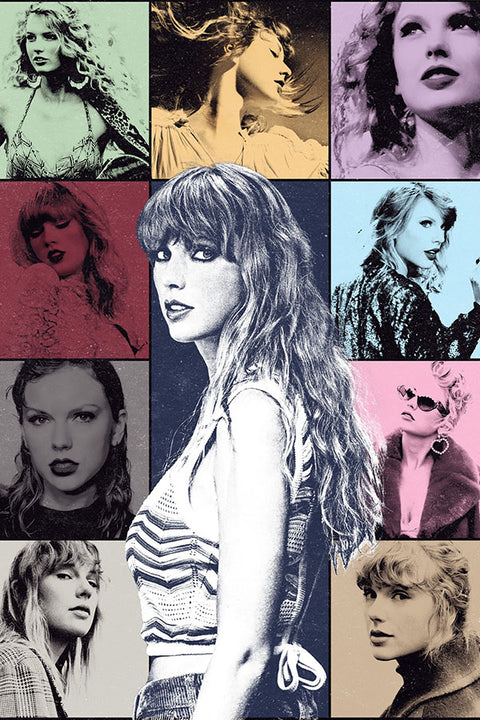 Poster Taylor Swift the Eras Tour - Artistas Pop - Pôster sem moldura