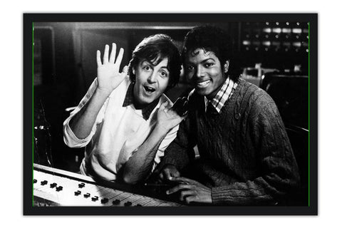 Poster Michael Jackson e Paul McCartney - Pop
