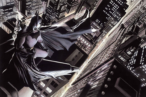 Poster Batman - Alex Ross - Comics - Quadrinhos - Hq