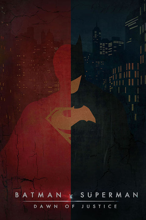 Poster Batman Vs Superman - Filmes