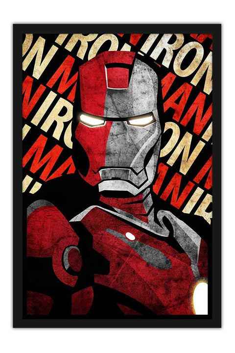 Poster  Iron Man - Homem de Ferro - Marvel - Vingadores - Quadrinhos - Filmes