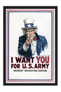 Poster I Want You For U.S. Army - Tio Sam - Clássico - Retrô