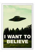 Poster  I Want To Believe - X Files - Arquivo X