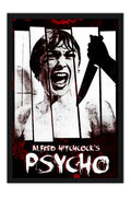 Poster Psicose - Psycho - Alfred Hitchcock - Filmes