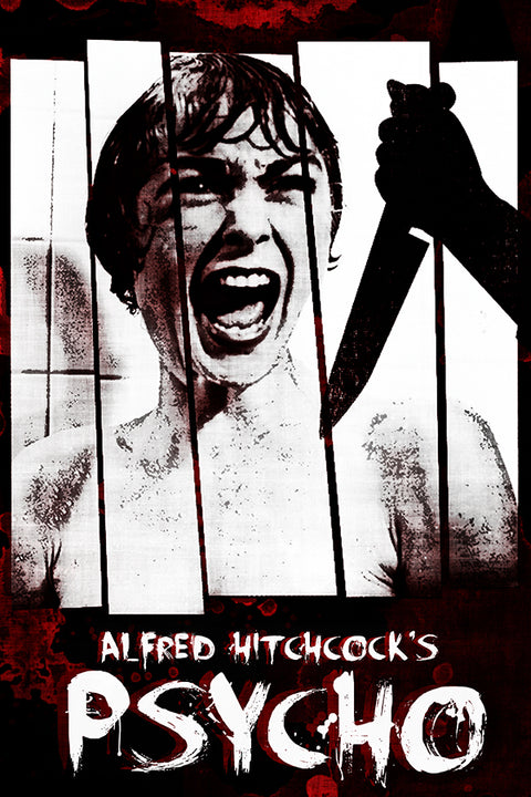 Poster Psicose - Psycho - Alfred Hitchcock - Filmes