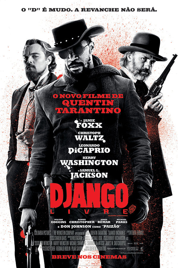 Poster  Django Livre - Tarantino - Filmes