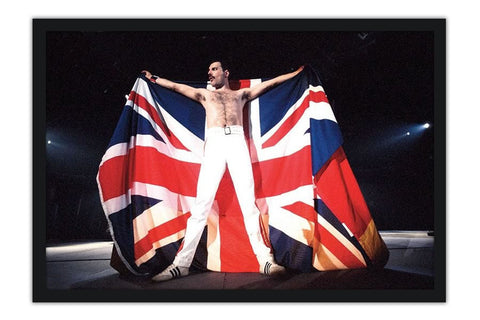Poster Queen - Freddie Mercury - Bandas de Rock