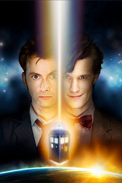 Poster Doctor Who David Tennat Matt Smith 5ª Temporada - Séries
